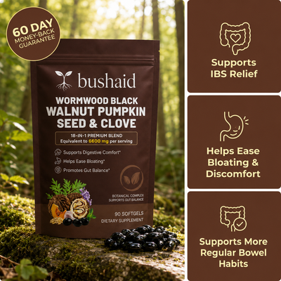 BushAid™ Wormwood Black Walnut Capsules