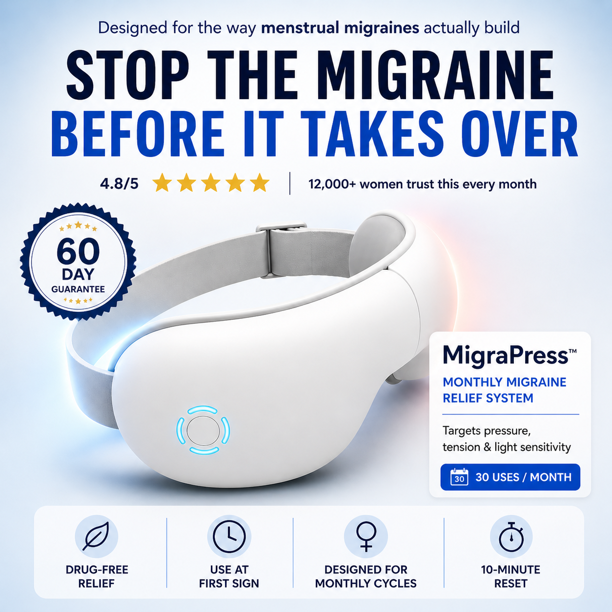 MigraPress™ Relief Mask
