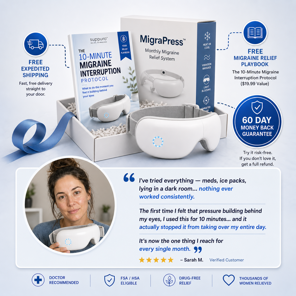 MigraPress™ Relief Mask