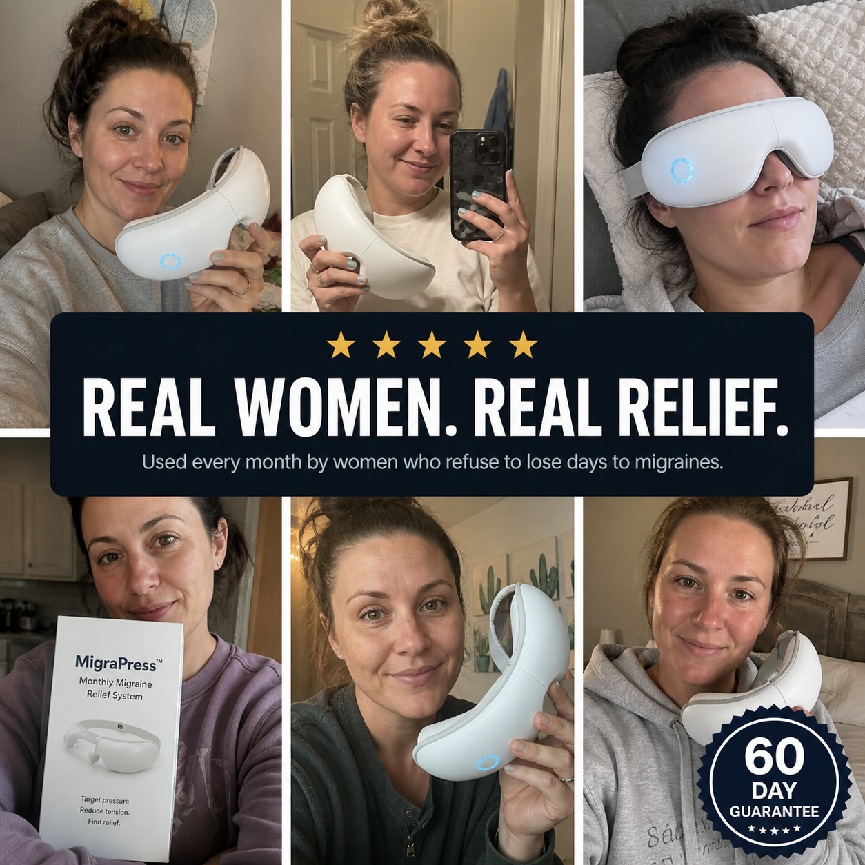 MigraPress™ Relief Mask