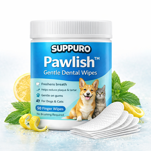 Pawlish™ – Gentle Dental Wipes