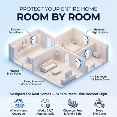 ClearUnit™ Dual-Frequency Pest Repeller